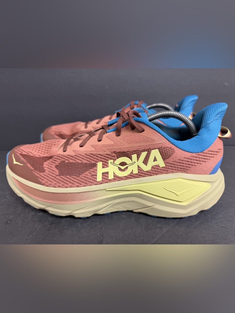 HOKA Challenger 8 Wide 11.5 D Trail Running Shoes Maple/Cardamom 1168716 MPLC
